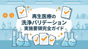 再生医療の洗浄バリデーション実施要領完全ガイド
