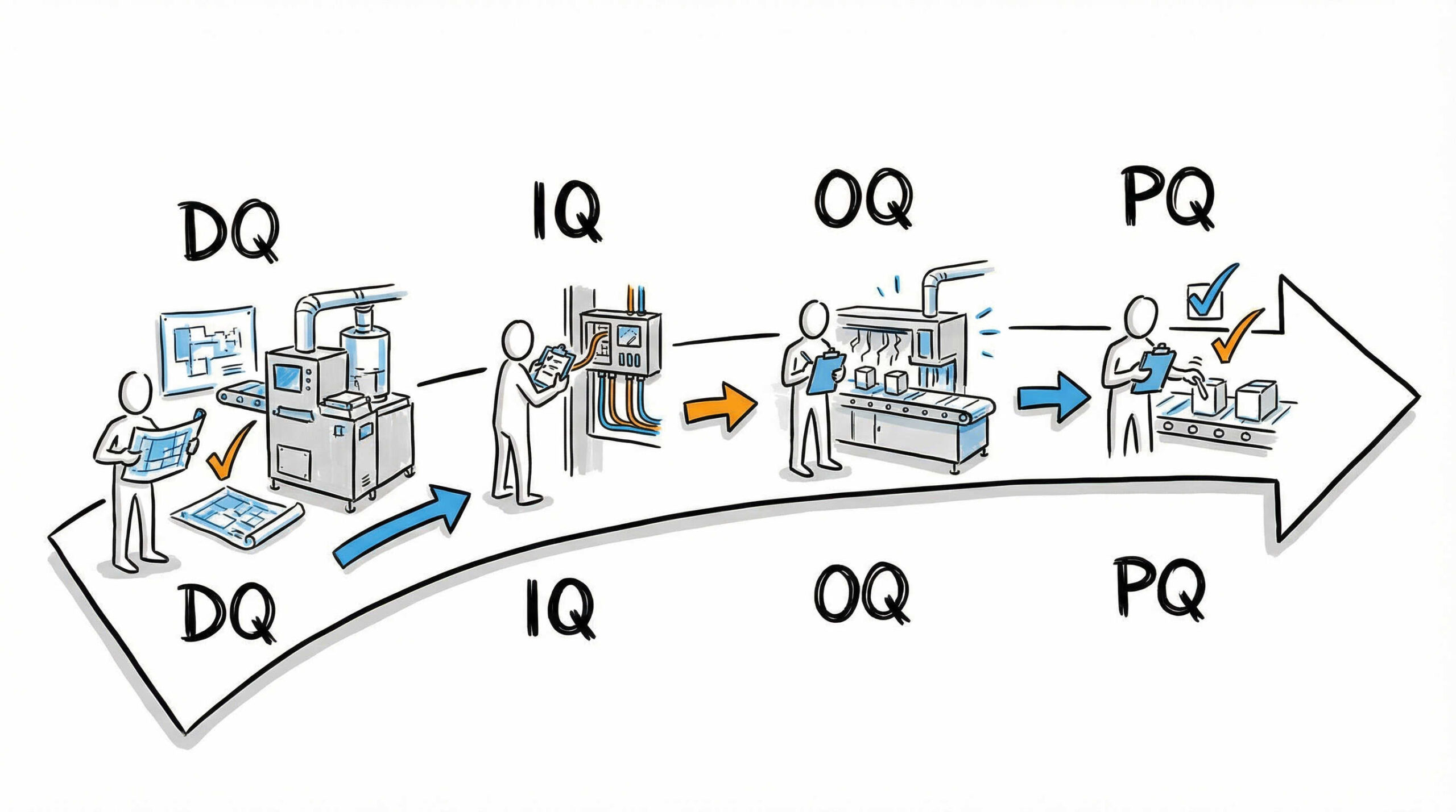施設バリデーションの全体像とは？DQ/IQ/OQ/PQの役割と流れ